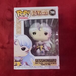Funko Pop Animation Sesshomaru Figure - White and Gray